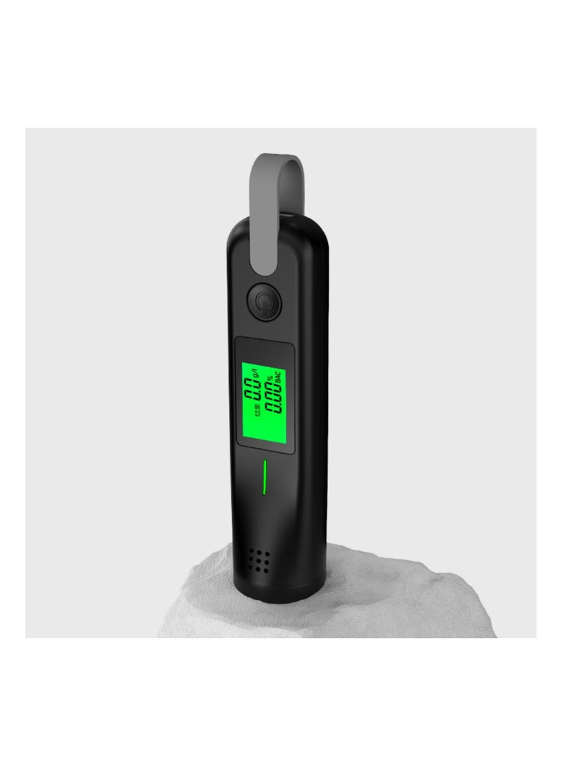 Breathalyzer, Portable Alcohol Tester, Lcd Digital Display Alcohol Tester for Personal u0026 Professional Home or Party Use No Nozzle Design, Built-In High-Capacity Battery, Portable Design(1 Pack) - Image 1