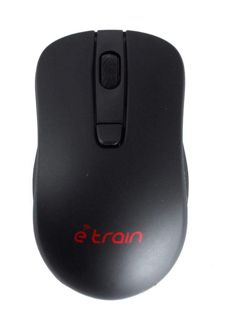 إي ترين إي ترين (MO500) ماوس لاسلكي 1200 نقطة في البوصة - أسود  - Image 1
