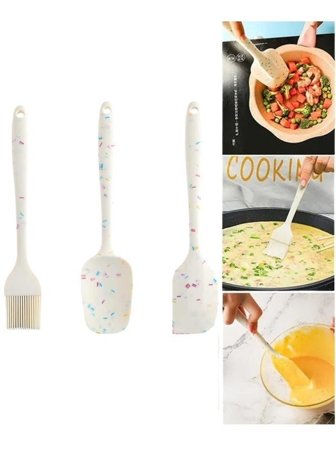 جروب تايجر 3قطع من أدوات مطبخ مصنوعة من السيليكون يحمي الجرانيت من الخدوش متعدد الالوان - Image 1