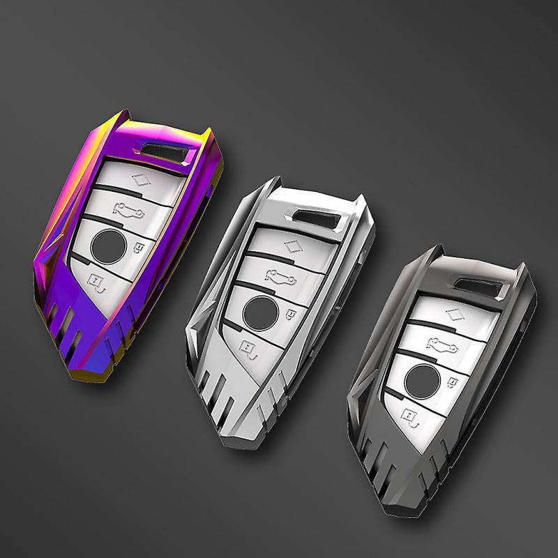 For 525li5 Series 530 Blade3 Seriesx1x2x3x4x5x6 Zinc Alloy Remote Key Shell Car-Purple A - Image 3