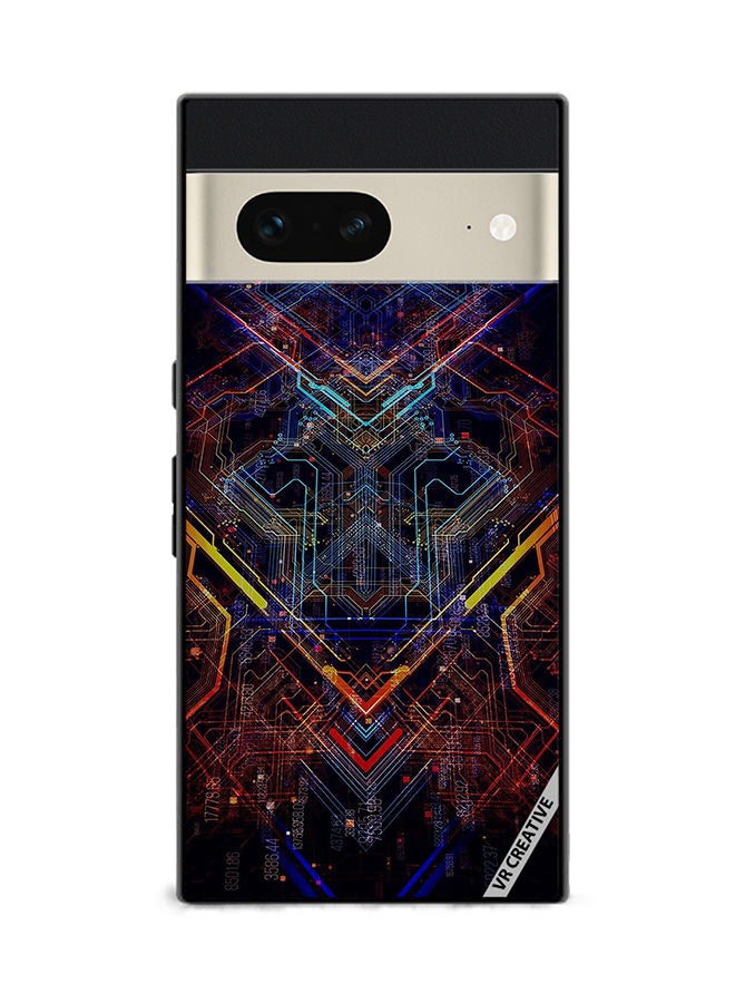 VR CREATIVE Protective Case Cover For Google Pixel 7 Design Multicolour - Image 1