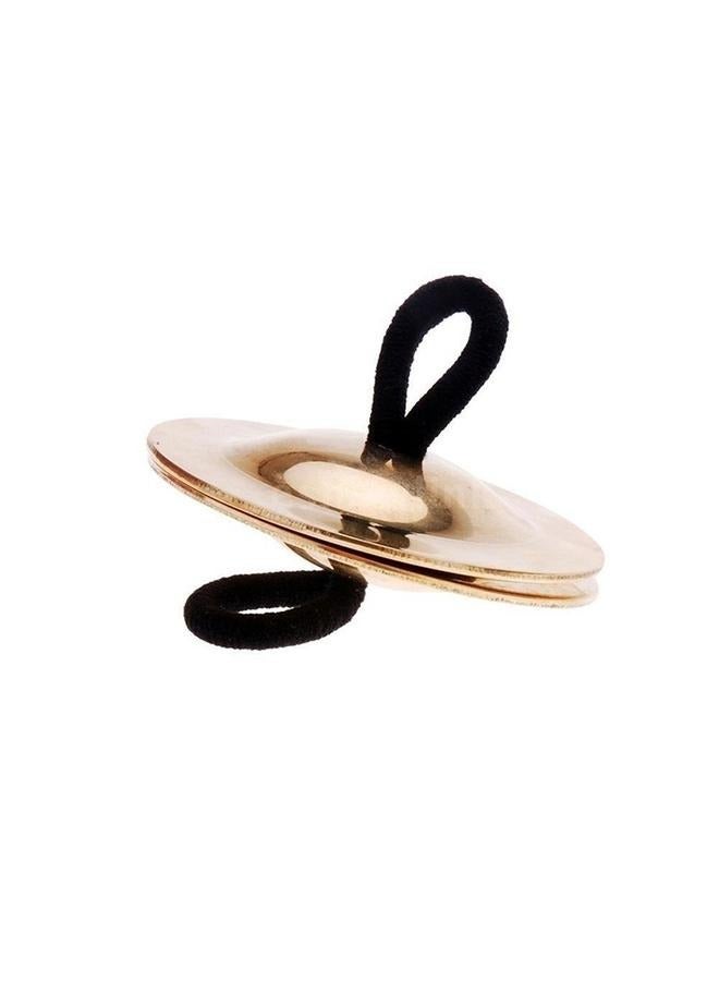 Generic Belly Dancing Finger Cymbals Musical Instrument，1pairs-Finger Cymbals Belly Dancing Finger Dance Finger for Dancer Party ( Gold) - Image 5