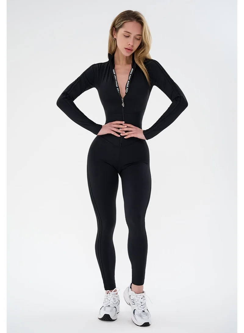 Bona Fide Bona Fide One Piece Workout Jumpsuits for Women - Athletic Romper Jumpsuit with Tummy Control and Lifting for Yoga, Gym