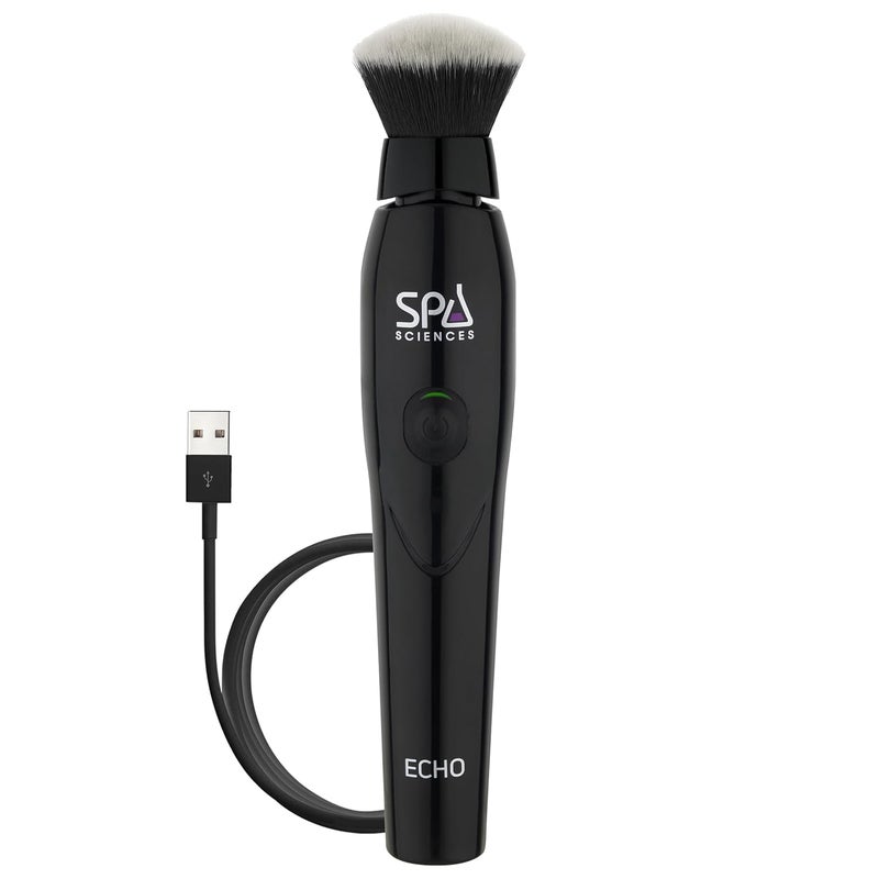 SPA SCIENCES ECHO - فرشاة مكياج لدمج مثالي، تحديد، تمييز وتشطيب هوائي - 3 سرعات - قابلة لإعادة الشحن - Image 1