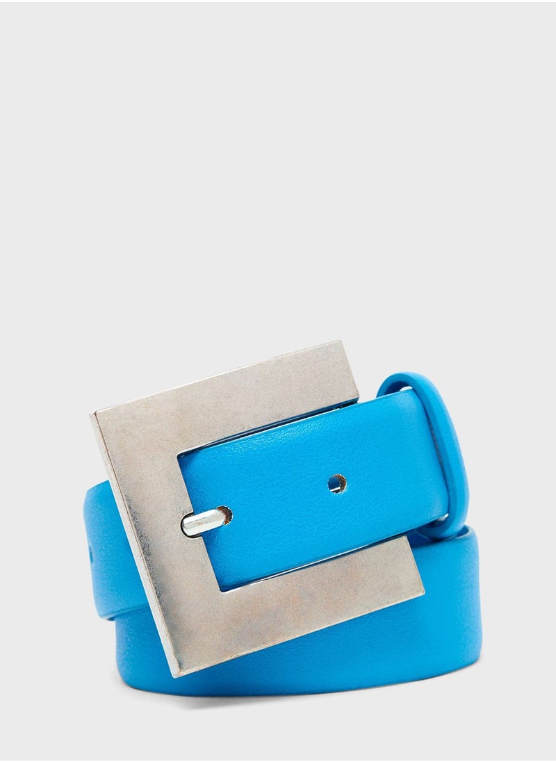 MANGO Square Buckle Belt  - Image 1