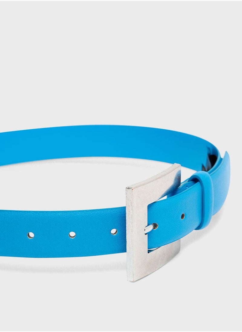 MANGO Square Buckle Belt  - Image 3