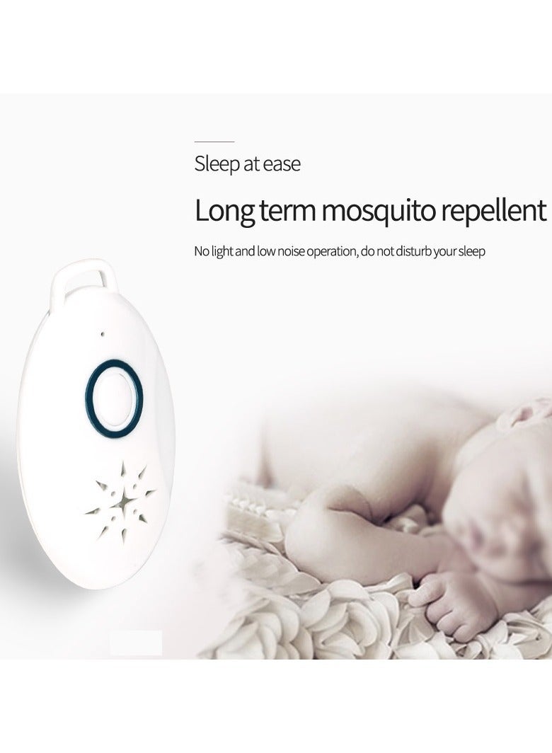 general Pest Repeller, Ultrasonic Portable Mosquito Repellent USB Rechargeable Insect Repellent for Children Pets Suitable for Ant, Mosquito, Fly, Flea, Lice Indoor and Outdoor - Image 1