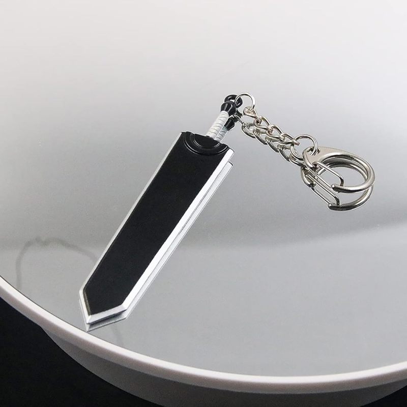 Berserk Cosplay Accessory Set: 1 Sword Pendant Collar 1 Behelit Resin Collar 1 Keychain - Anime Manga Themed Design For Halloween Cosplay Anime Fans Collectors - Image 4