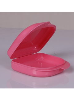 Generic Braces Storage Box Orthodontic Retainer Bracket Box Portable Denture Storage Box pink  - Image 1