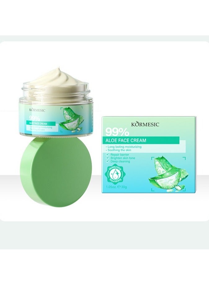 Kormesic Aloe Vera Clarifying Face Cream 30g | Refreshing, Hydrating & Oil-Balancing - Image 1