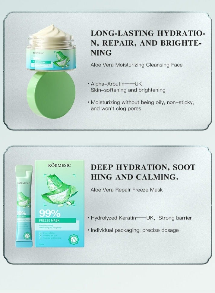 Kormesic Aloe Vera Clarifying Face Cream 30g | Refreshing, Hydrating & Oil-Balancing - Image 3