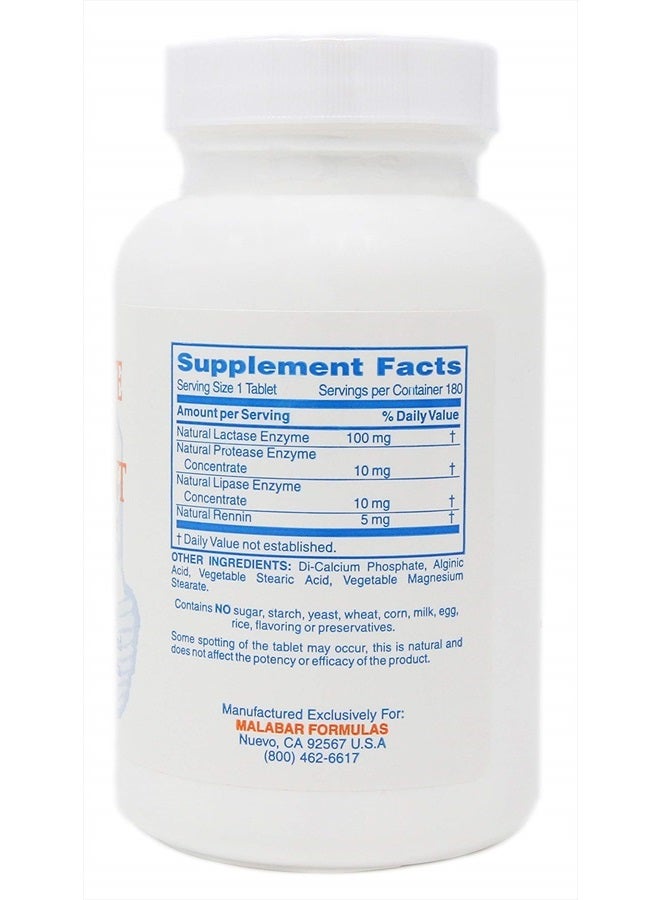 Malabar Complete Milk Digestant, 180 Count - Image 2