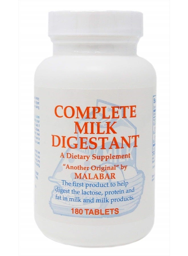 Malabar Complete Milk Digestant, 180 Count - Image 1