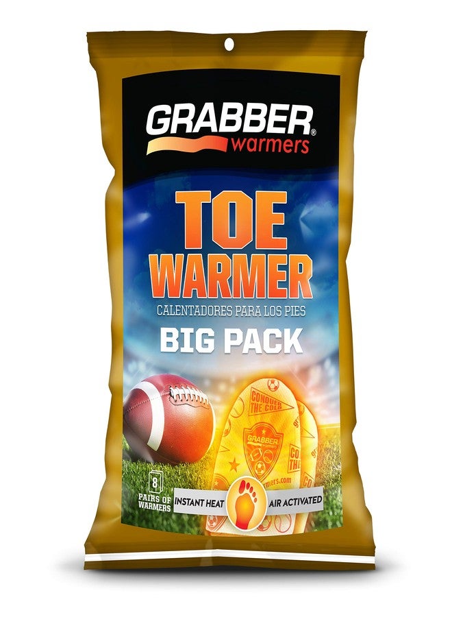Grabber Game Day Toe Warmer 8 Pair Value Pack - Image 1