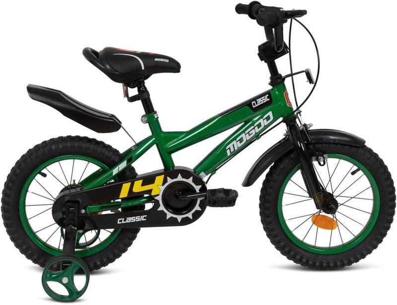 Mogoo Classic Kids Road Bike For 2-10 Years Old Girls & Boys, Adjustable Seat, Handbrake, Mudguards, Lightweight, 12/14/16 Inch Bicycle with Training Wheels, 20-Inch with Kickstand, Gift For Kids - Image 1