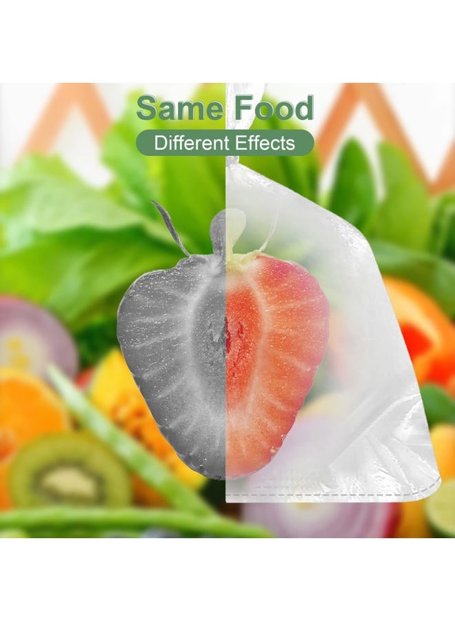 SJPACK 12 X 20 Inches Plastic Produce Bag on a Roll, Clear Bags for Fruits, Vegetable,350 Bags/Roll - Image 5