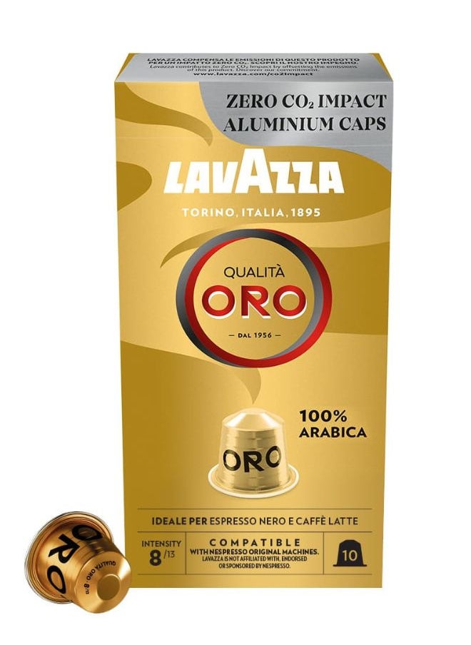 Lavazza Qualita Oro Coffee Capsules 10 Capsules (55g)  - Image 1