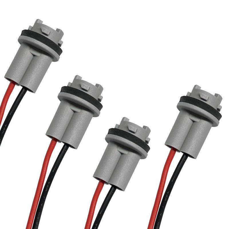 UHANBUT T15 Bulb Socket Pigtail Wiring Harness Adapter 912 920 921 PreWire Socket Connector Nylon Base Sockets Adapter for Headlight Turn Signal Light Reverse Light Retrofit or Replacement 4PCS - Image 3