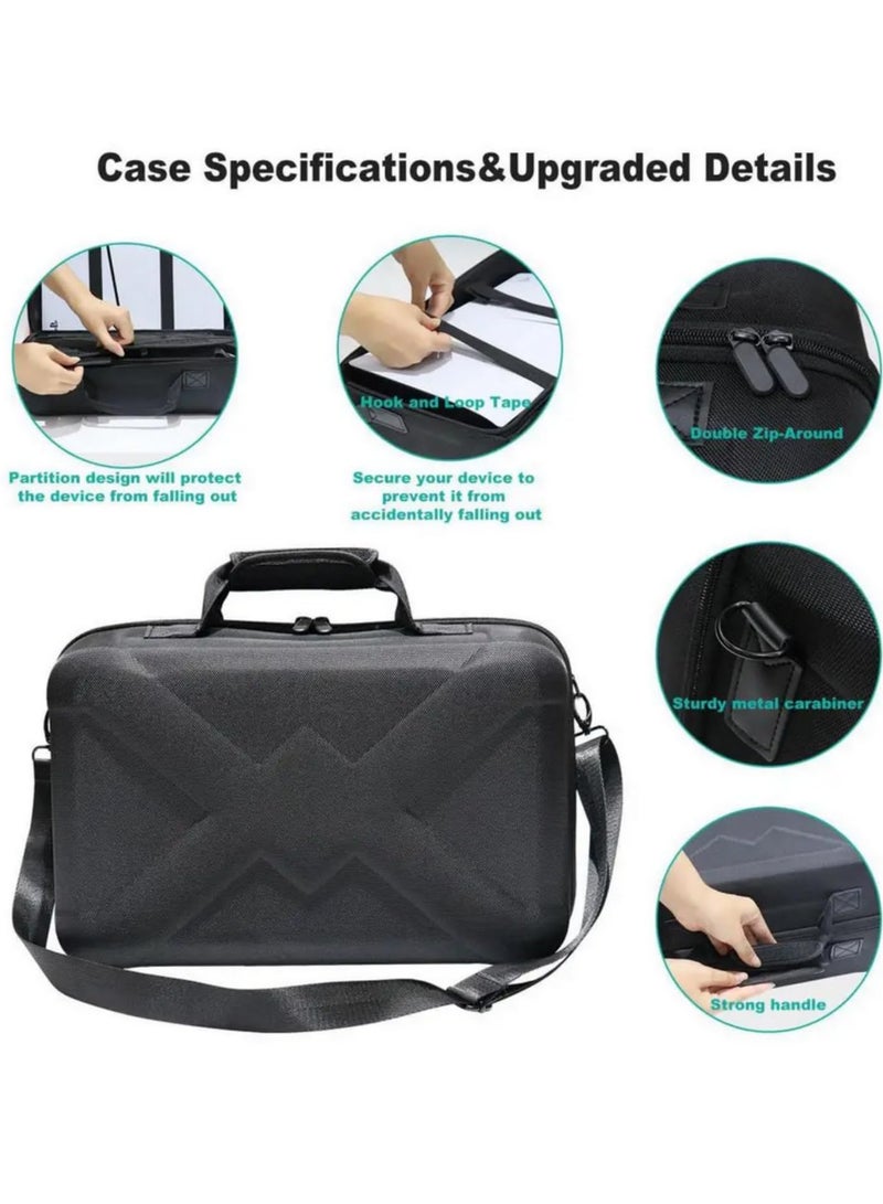 Carrying Case Bag for Console and Controllers Shockproof Protective Travel Storage Hard Case with Shoulder Strap for PlayStation 5 Slim Accessories Portable Travel Bag  - Image 2