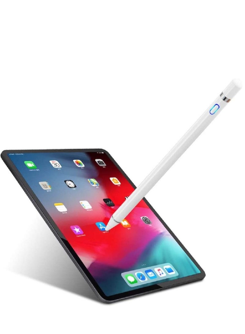 Stylus Pencil Compatible for Apple,Active Stylus Pen for Touch Screens, 1.5mm Metal Fine Point High Sensitivity Digital Stylus Pen Compatible with iPad,Android Tablet and Other Touch Screen (White) - Image 4