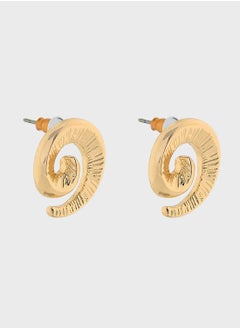 Spiral Stud Earrings