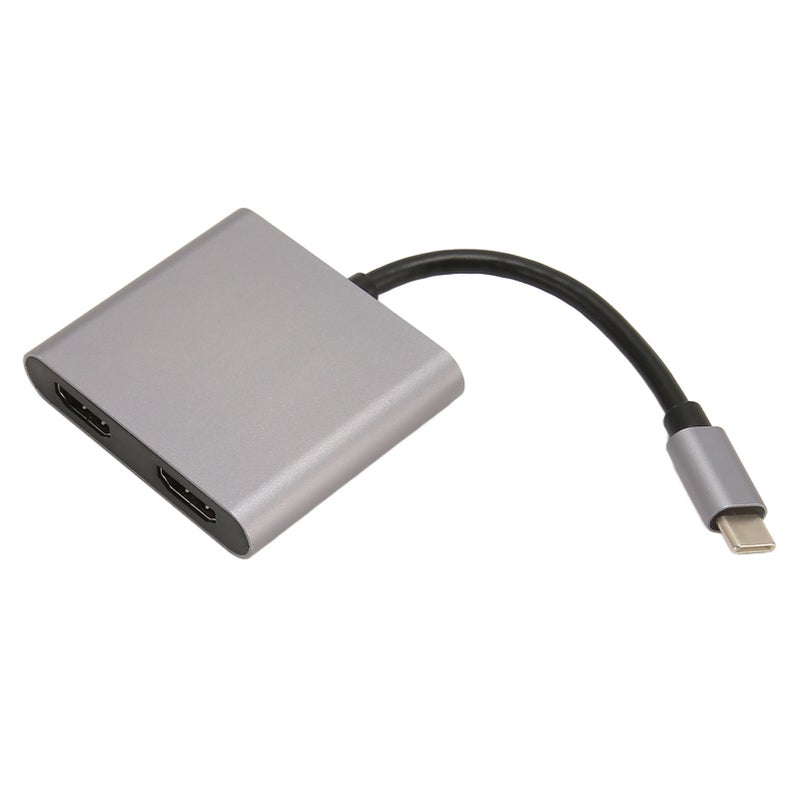 Type C to Dual HD Adapter USB C to Dual HD Docking Station MST Multi Screen Display HD 4K Adapter - Image 1