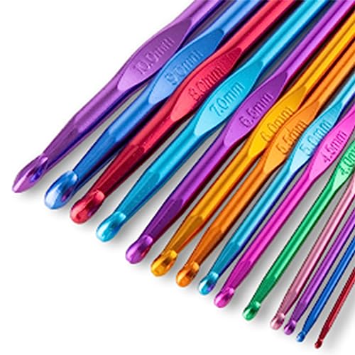Weabetfu Aluminum Crochet Hook,Knitting Needles Crochet Needles for Knitting Craft Yarn,Crochet Hooks Size O,12mm-New - Image 3