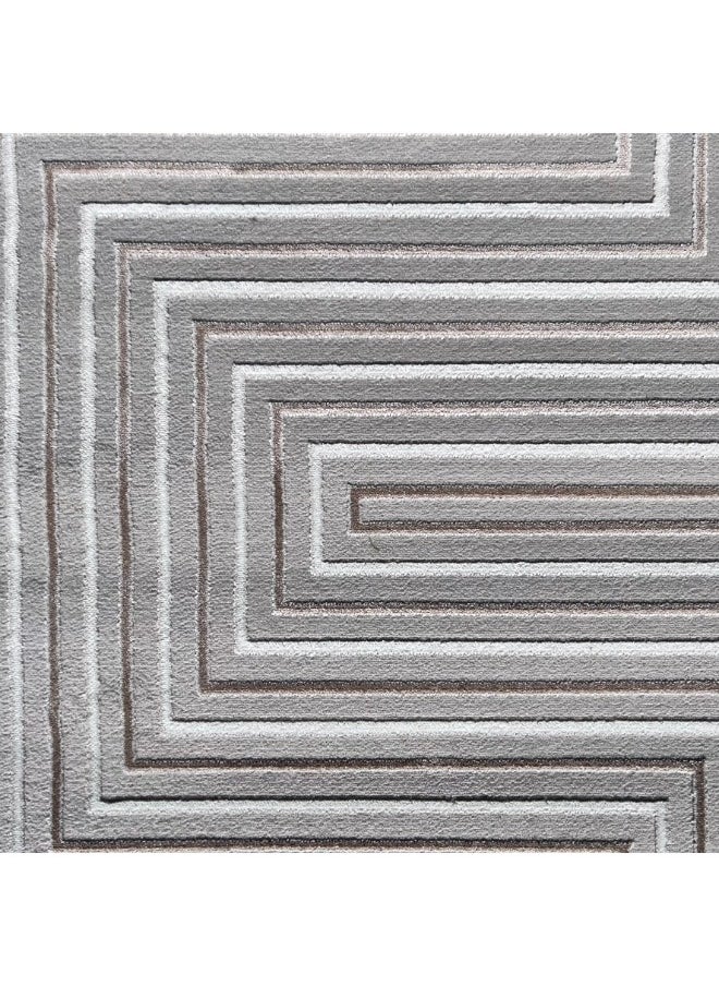 HANDPICKED FURNITURE Handpicked Furniture Neutral Gold Rug, Ultra Soft Area Carpets For Bed Room, Living Room, And Dining Room, Anti Slip Floor Carpets, Easy To Clean, Made In Turkey, Rectangle  - Image 4
