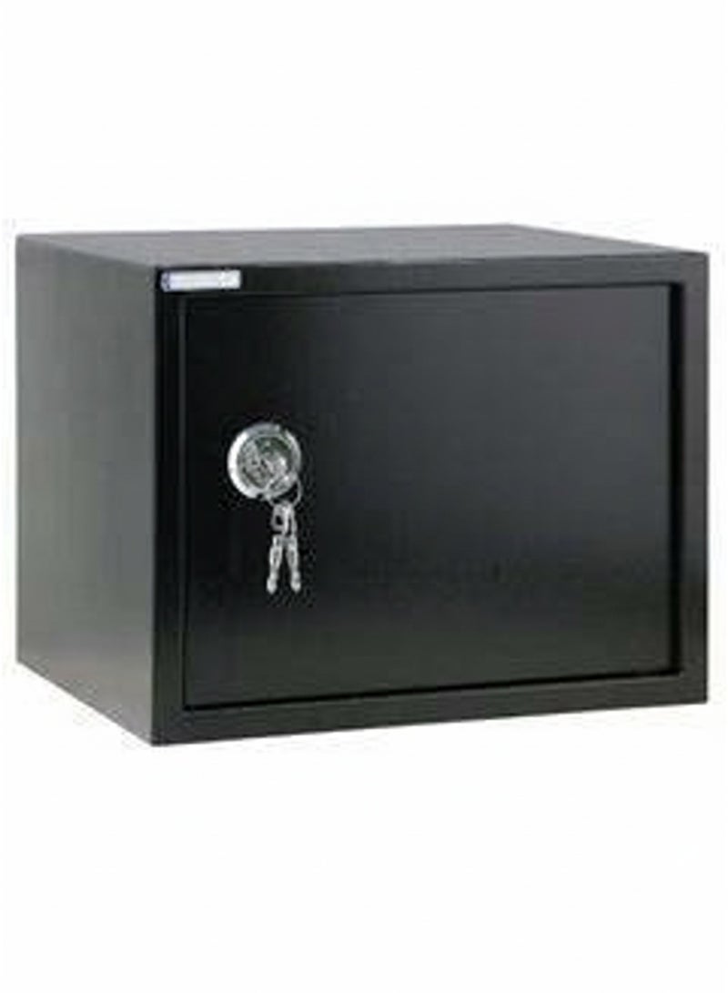SAFE A4 Document Size Key Operated Safe Box Protects Money Cash Jewelry Passports for Home Office 25K (Size 25x35x25cm) Black  5.0      1 Rating