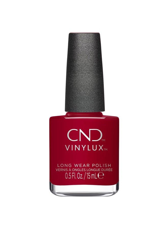 CND Vinylux Long Wear Nail Polish (No Lamp Required), 15 ml, Red, Wildfire - Image 1