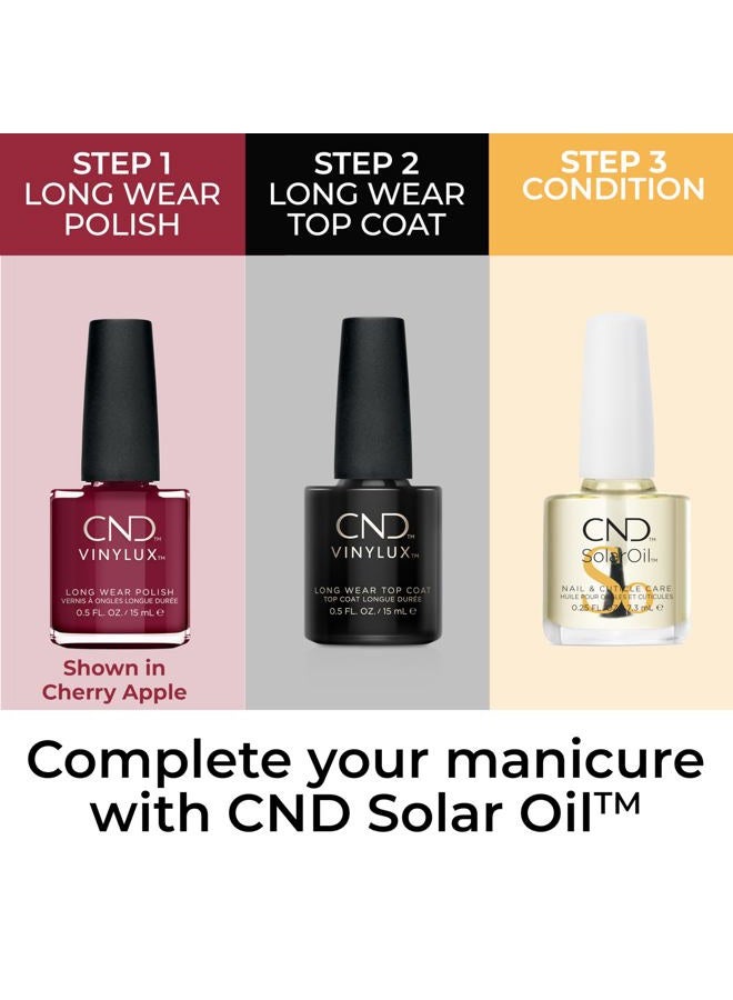 CND Vinylux Long Wear Nail Polish (No Lamp Required), 15 ml, Red, Wildfire - Image 5