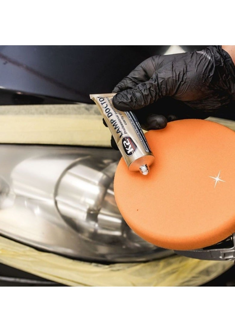 K2 Lamp Doctor 60g Headlight Renovation Paste – Restores Clarity, Removes Oxidation, Scratches, Yellowing and Discoloration – Car Headlight Cleaning Polishing and Restoration Solution for Improved Visibility and Safety - Image 5