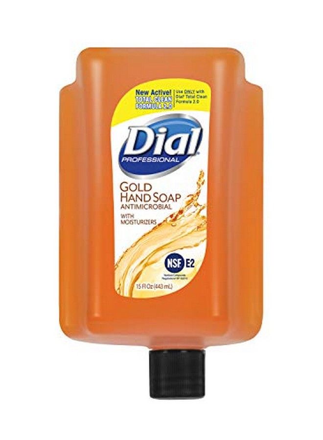 Dial 17000985619 Gold Hand Care Anywhere Antibacterial Liquid Hand Soap 15Oz Refill Bottle (Pack Of 6) - Image 1