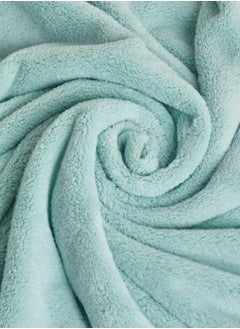 lanozan Hair Towel Size 75*28*1.5cm Pistachio  - Image 4