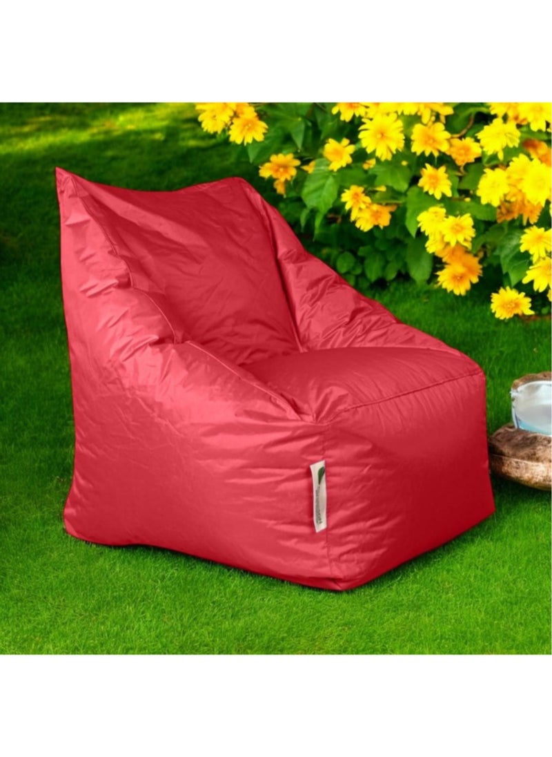 ANDERSON Grand Waterproof Bean Bag – Comfort and Style that Lasts - Red - 85x85x80 cm  - Image 3