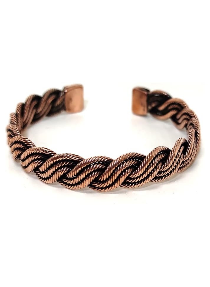 JC jimmycom Copper Cuff Bracelet,Twisted Copper,Bracelets For Men,Bracelets For Women,Bracelets,Jewelry for Men, Jewelry for Women,Bangles For Women,Bangles For Men,Bangles 