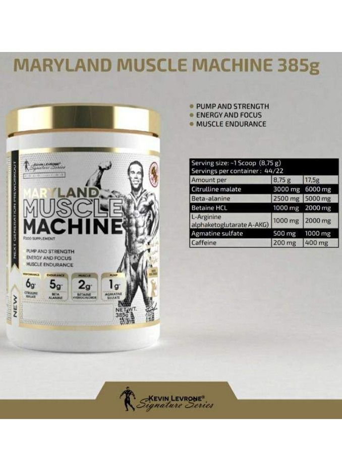 كيفين ليفرون مكمل كيفن ليفرون ماسل ماشين قبل التمرين - تركيبة لزيادة القوة والصلابة وبناء العضلات (385 غرام - بنكهة الليتشي) - Image 2