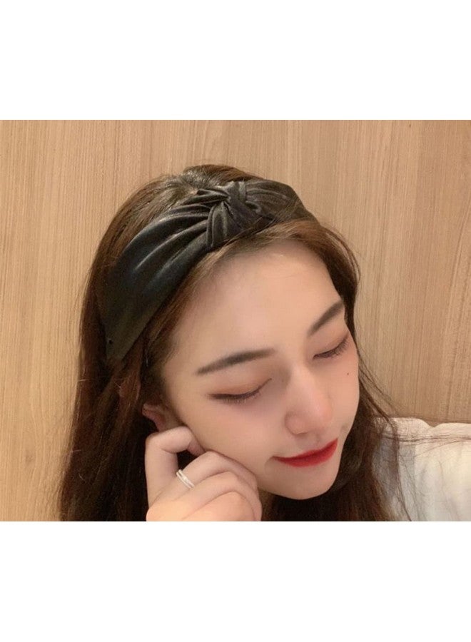 yaozeio Black Knot Headband Wide Headbands For Women Hair Accessories Head Band Hairband For Girls Knotted Headband For Women - Image 5