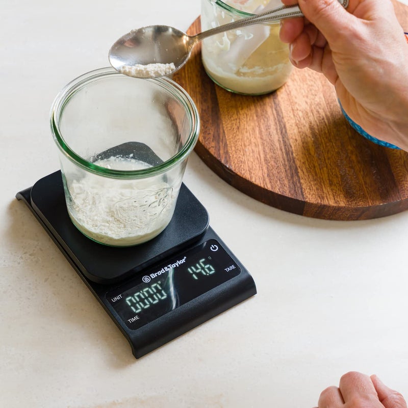Brod & Taylor Precision Kitchen & Coffee Scale with Timer | (0.1g Precision) - Image 4