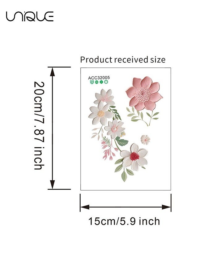 يونيك 1 قطع الكرتون PVC المقبس ملصقا ، جدارية الأزهار للمدخل ، الشرفة ، غرفة المعيشة ، غرفة النوم ، المكتب ، المهجع ، زخرفة الجدران ، اختيار المنزل الجيد ، ديكور المنزل - Image 2