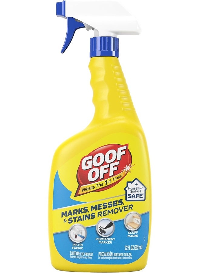 Goof Off Heavy Duty Remover, Trigger Spray, 22-Ounce - Image 1