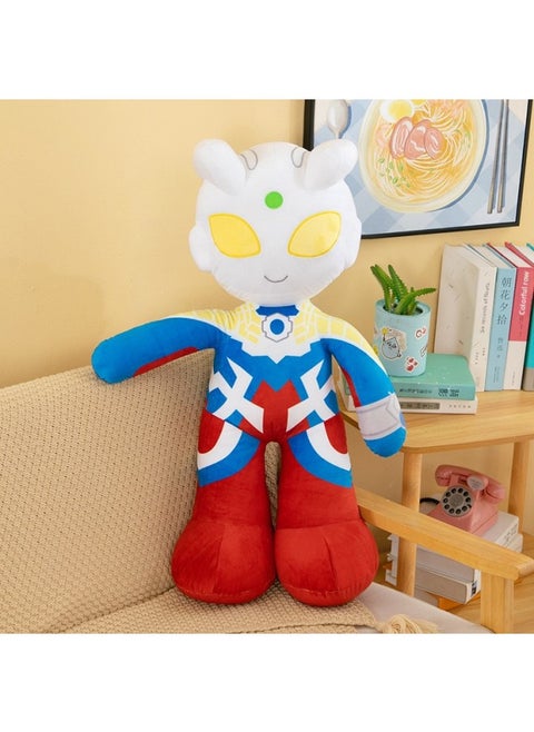 Thello Ultraman Doll Plush Toy Plush Large Doll Degas Large Doll Children's Sleeping Doll-Color:Zero-Height:40cm