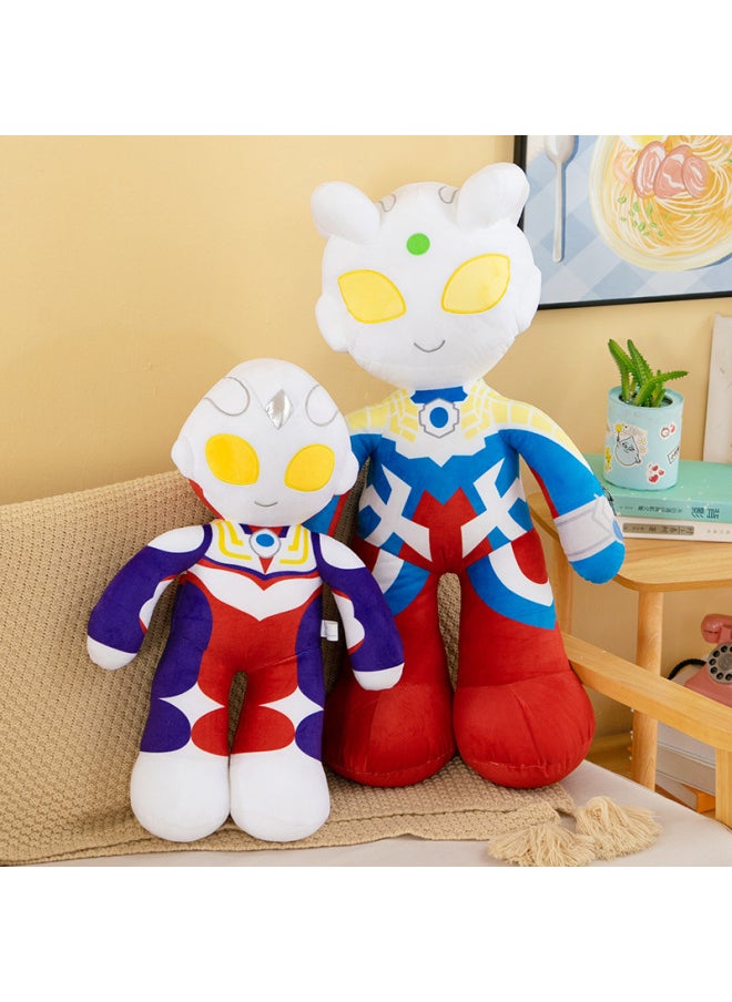 null - Thello Ultraman Doll Plush Toy Plush Large Doll Degas Large Doll Children's Sleeping Doll-Color:Zero-Height:40cm - Image 1