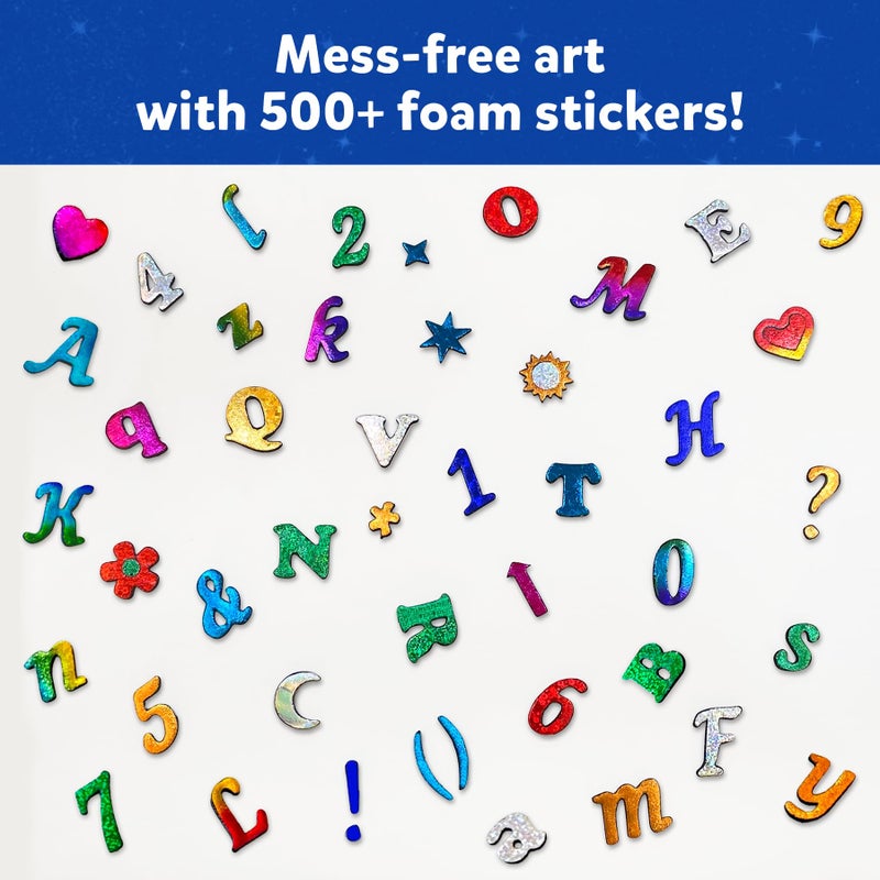 Skillmatics Foil Fun - Letter & Number Stickers, Mess-Free Art, Project Kits, DIY Colorful Creative Activity, Gifts for Ages 5, 6, 7, 8, 9, and Up - Image 4