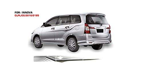 AUTOMAZE Quara Automaze Car Side Decal Full Body Sticker Graphics,Black-Grey for Toyota-Innova 2015 Model 0185 - Image 2