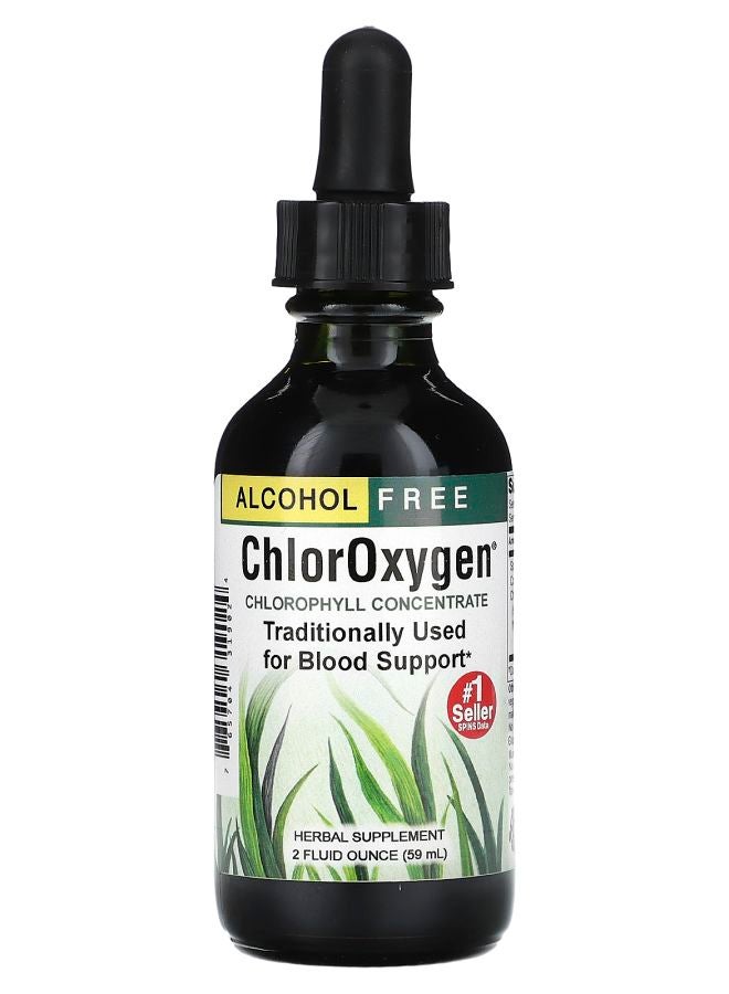 ChlorOxygen® Chlorophyll Concentrate Alcohol Free 2 fl oz (59 ml)