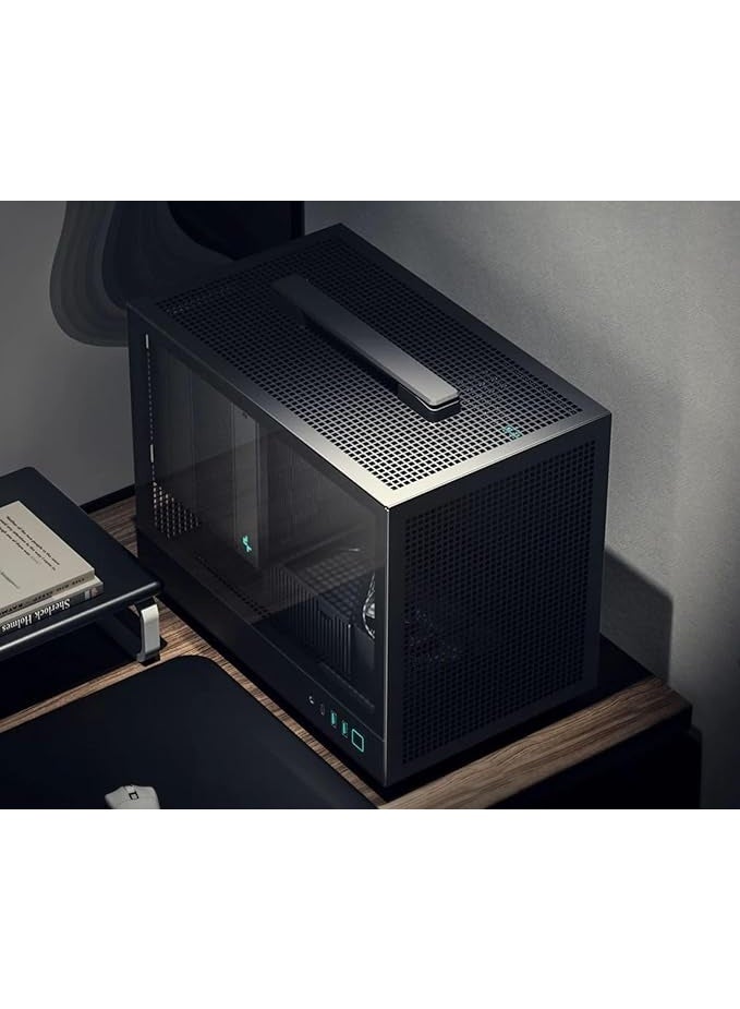 جهاز كمبيوتر ألعاب صغير الحجم من iDEALS (معالج Core i7 + بطاقة رسومات GTX 1080 بسعة 8 جيجابايت | ذاكرة وصول عشوائي 32 جيجابايت | قرص SSD من نوع NVMe/SATA بسعة 512 جيجابايت | نظام تشغيل Windows 11 | يدعم تقنية Wi-Fi و Bluetooth) - Image 2