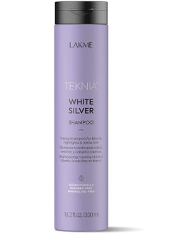 Lakme Teknia Hair Care White Silver Shampoo for Toning the Blonde Highlights and White Hair 300ml - pzsku/Z5B291B6C4086E311F271Z/45/_/1723642549/4e68f550-96b9-459e-ba59-7a7fb808da47