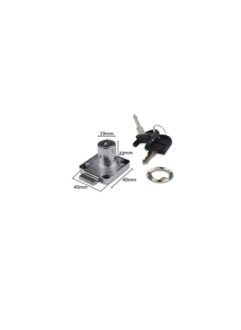 Generic - Click to open expanded view Drawer Lock Chrome Plated - Image 1