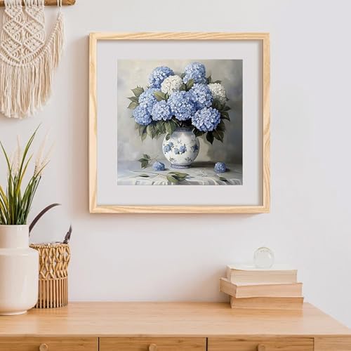 ARPADAMO Hydrangea Diamond Art Kits for Adults,5D Flower Diamond Painting DIY Diamond Art Diamond Painting Kits for Adult,Round Full Drill Diamonds, Diamond Art Kits for Home Decor-12x12inch - Image 3